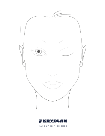 How To Draw A Makeup Face Chart